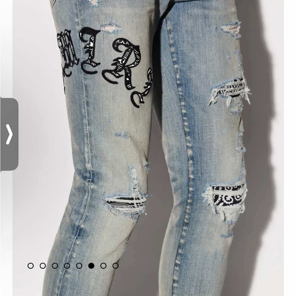 OLD ENGLISH LOGO JEAN CLAY INDIGO